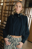 Londyn Bubble Jacket in Black FINAL SALE