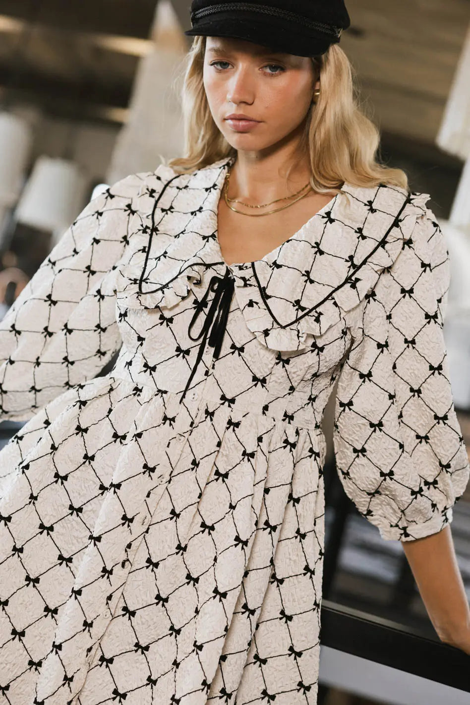 Perla Textured Mini Dress FINAL SALE