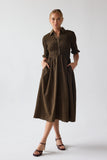 Jonas Gingham Midi Dress FINAL SALE