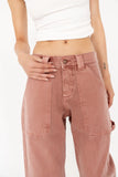 Scottie Barrel Jeans in Mauve FINAL SALE