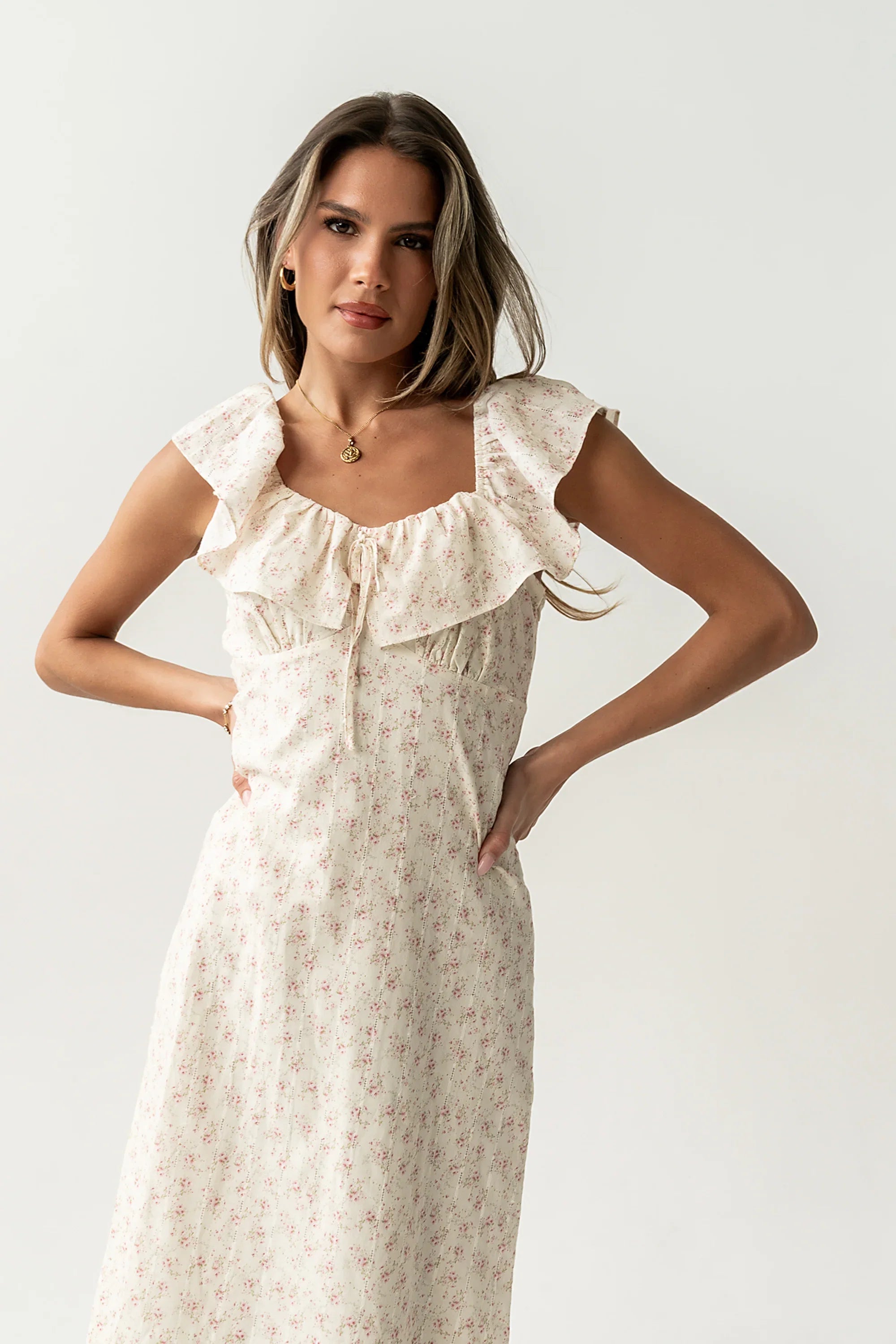 Rustin Floral Midi Dress