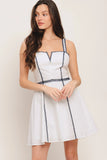 SUMMER EMBROIDERED MINI DRESS