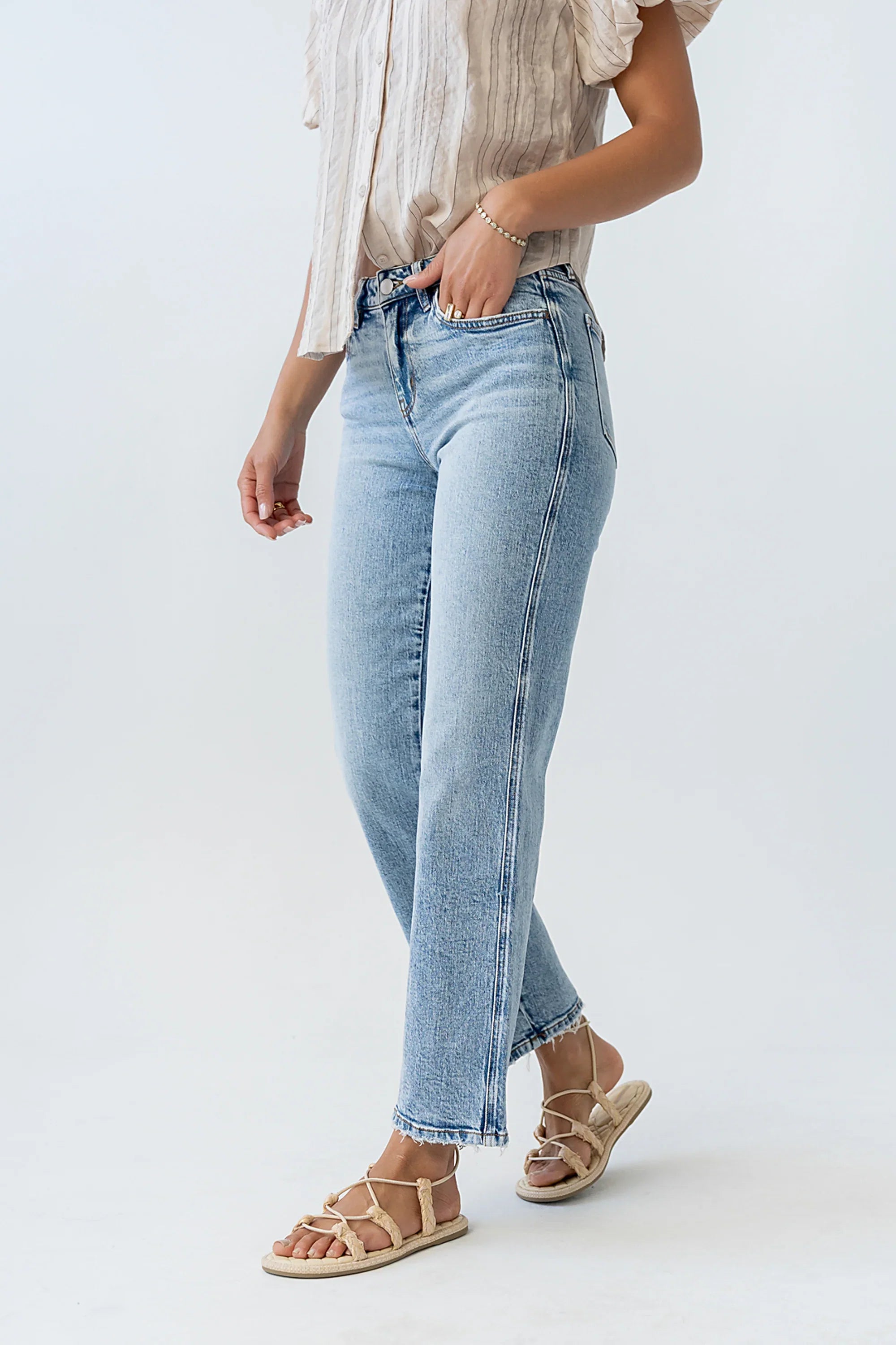 Jojo Slim Wide Leg Jeans