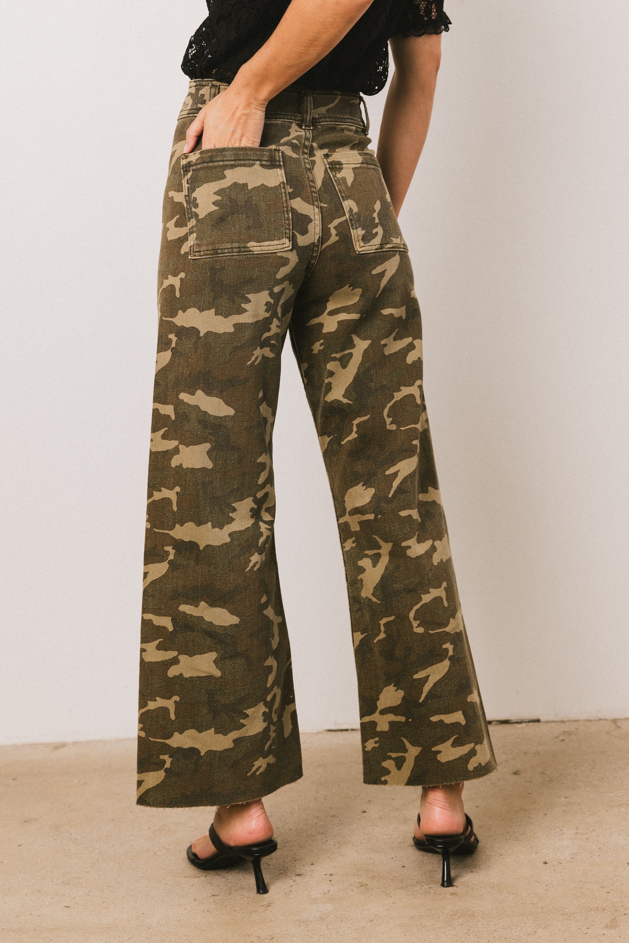 Atlas Camo Wide Leg Jeans FINAL SALE