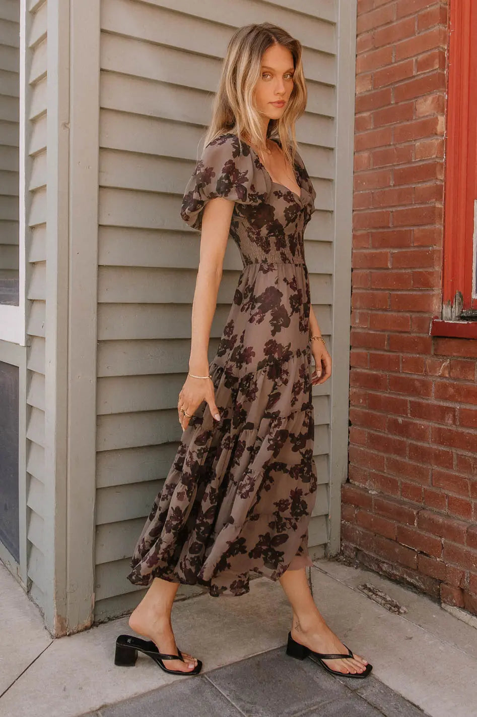 Robbie Floral Midi Dress FINAL SALE