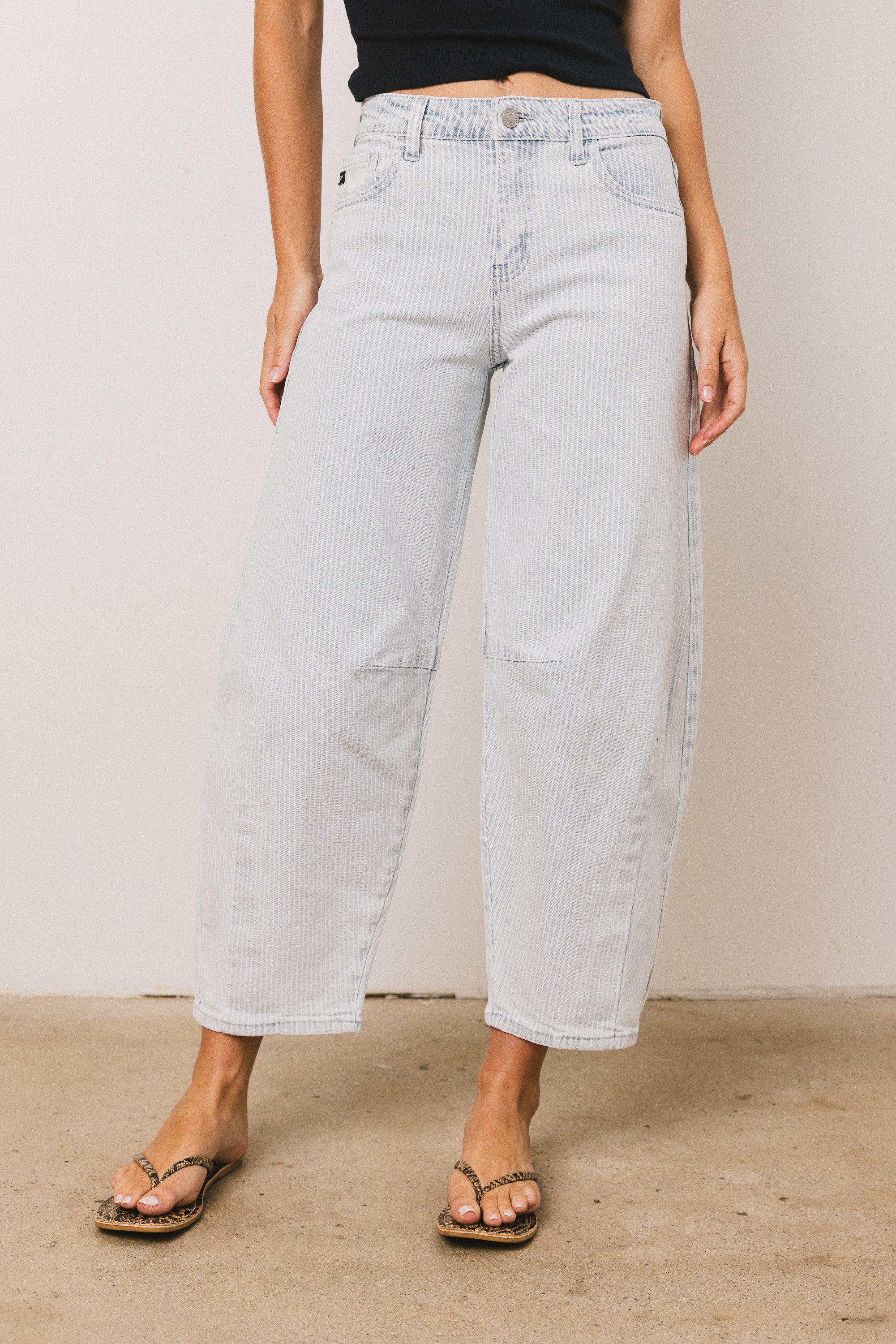 Cade Striped Barrel Jeans FINAL SALE
