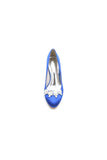 Round Toe Pearl Chunky Heels