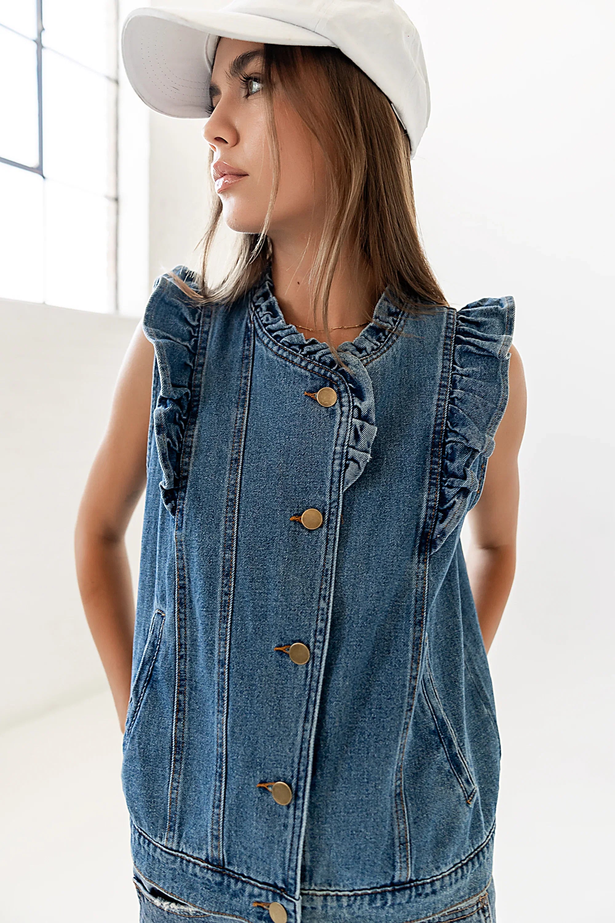 Kyler Denim Vest