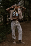 Ski Knit Sweater in Brown FINAL SALE