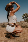Avia Crochet Mini Skirt