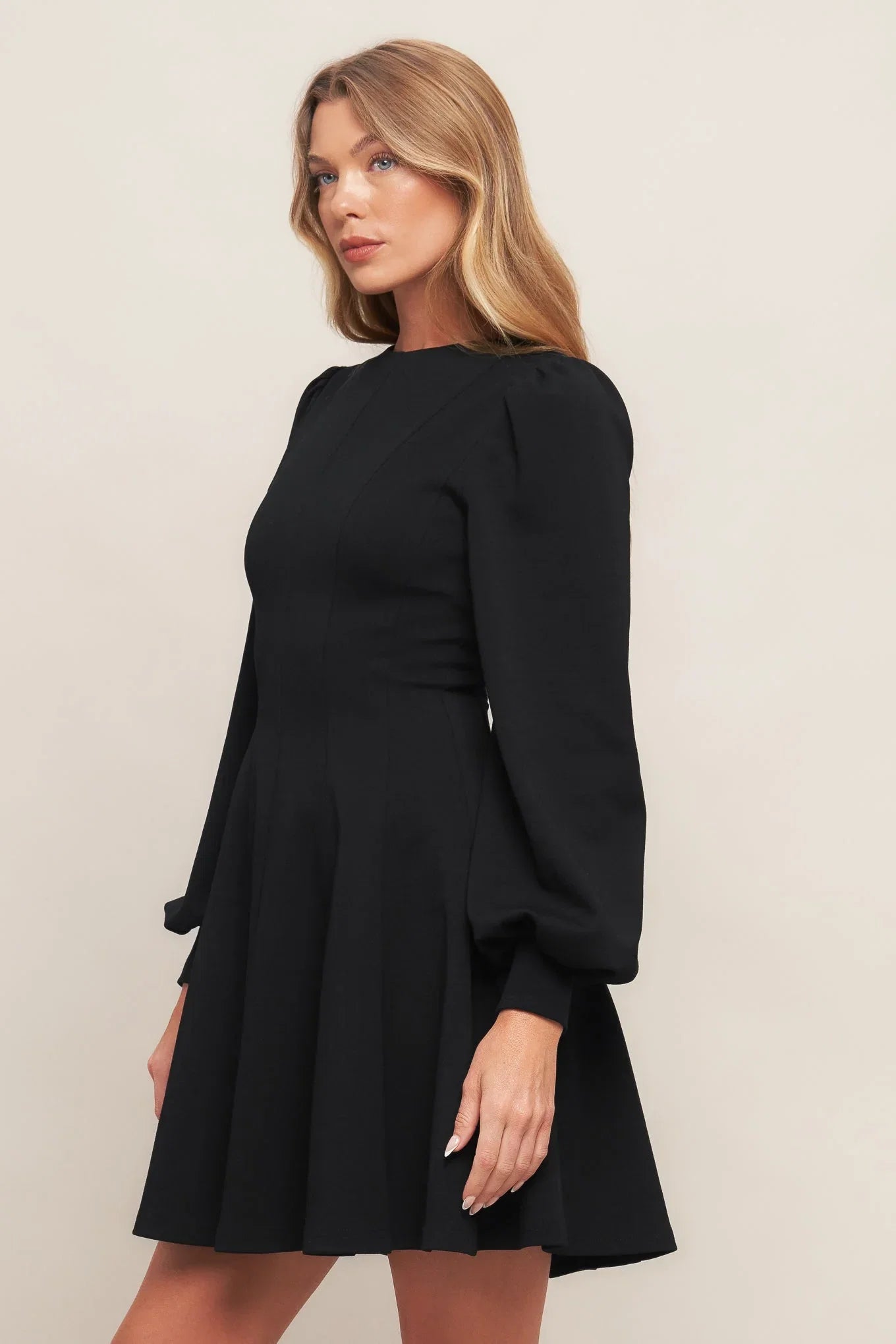 BLACK SWAN HEAVY KNIT MINI DRESS FINAL SALE