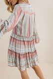 Striped Textured Mini Dress FINAL SALE
