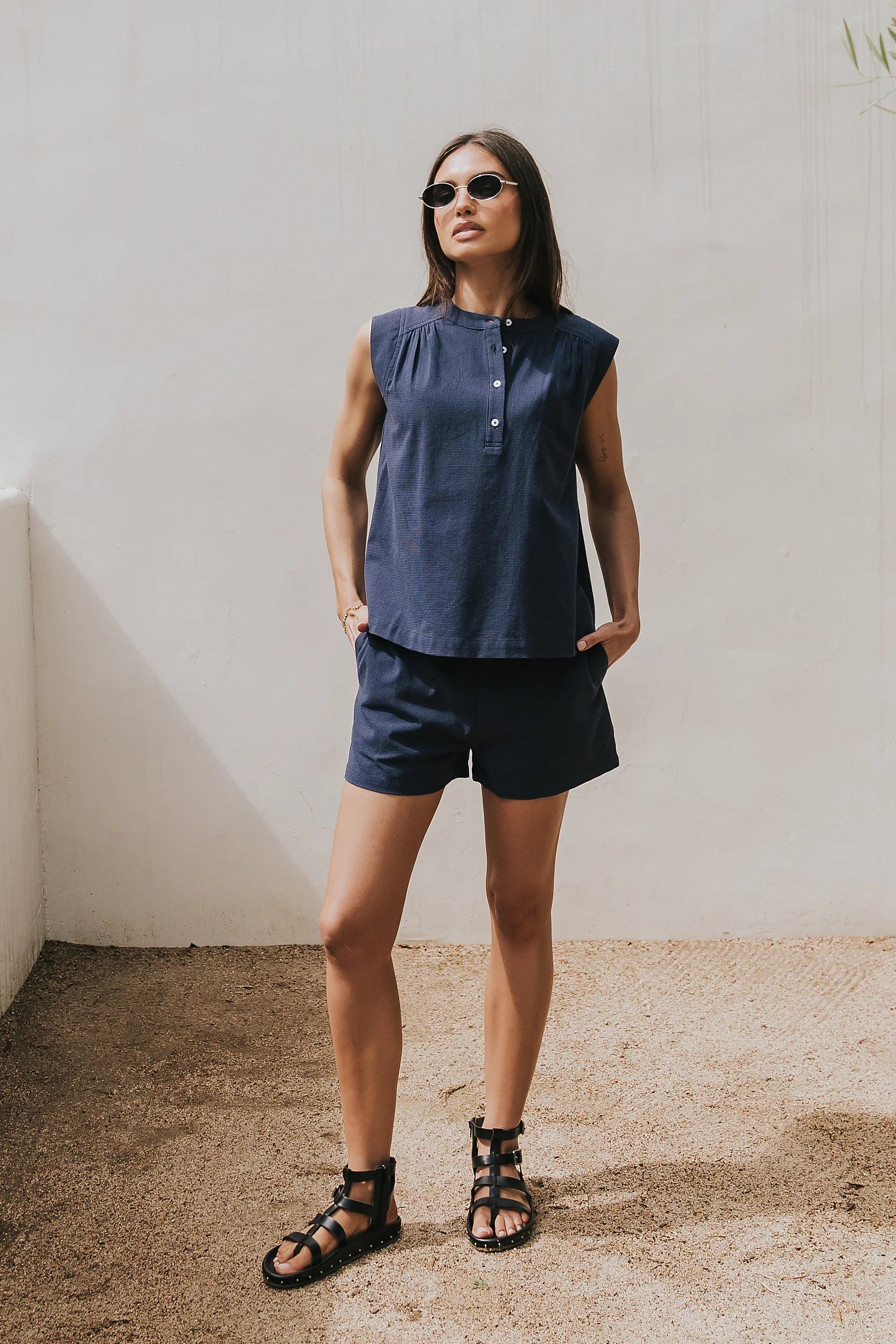 Harley Shorts in Navy