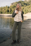 Fletcher Quilted Floral Vest FINAL SALE