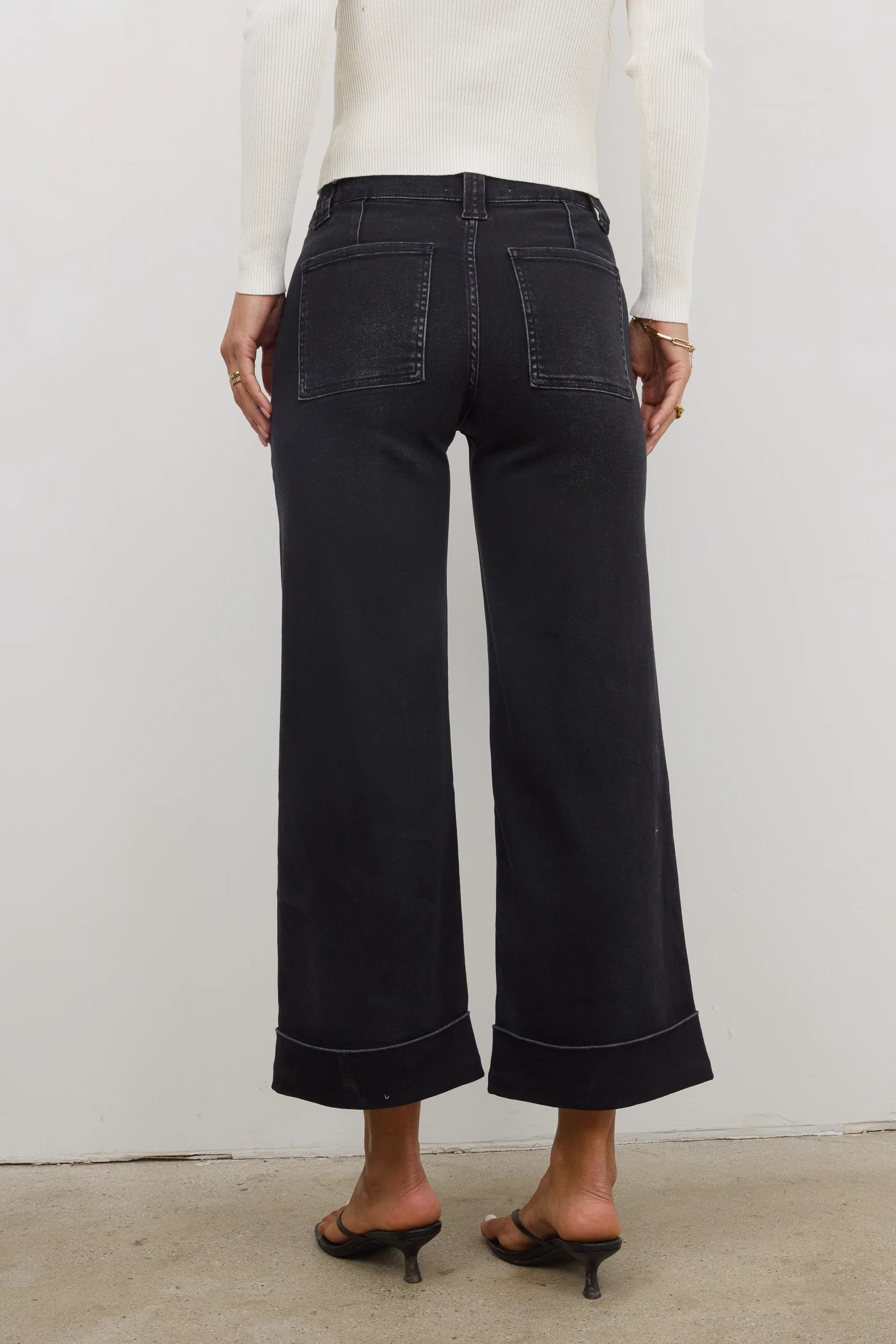 Kayden Cuffed Wide Leg Jeans FINAL SALE