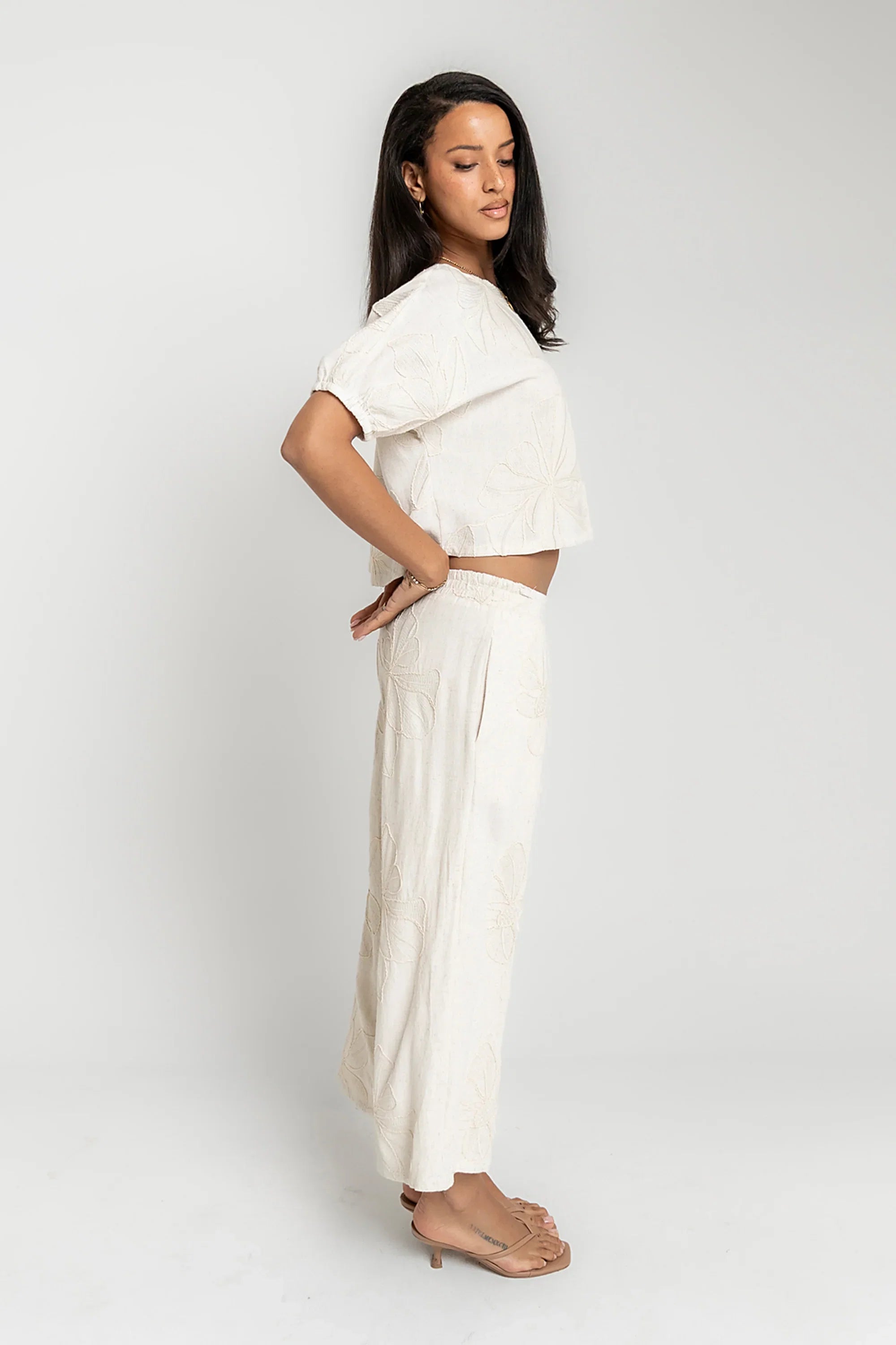 Kortney Floral Wide Leg Pants