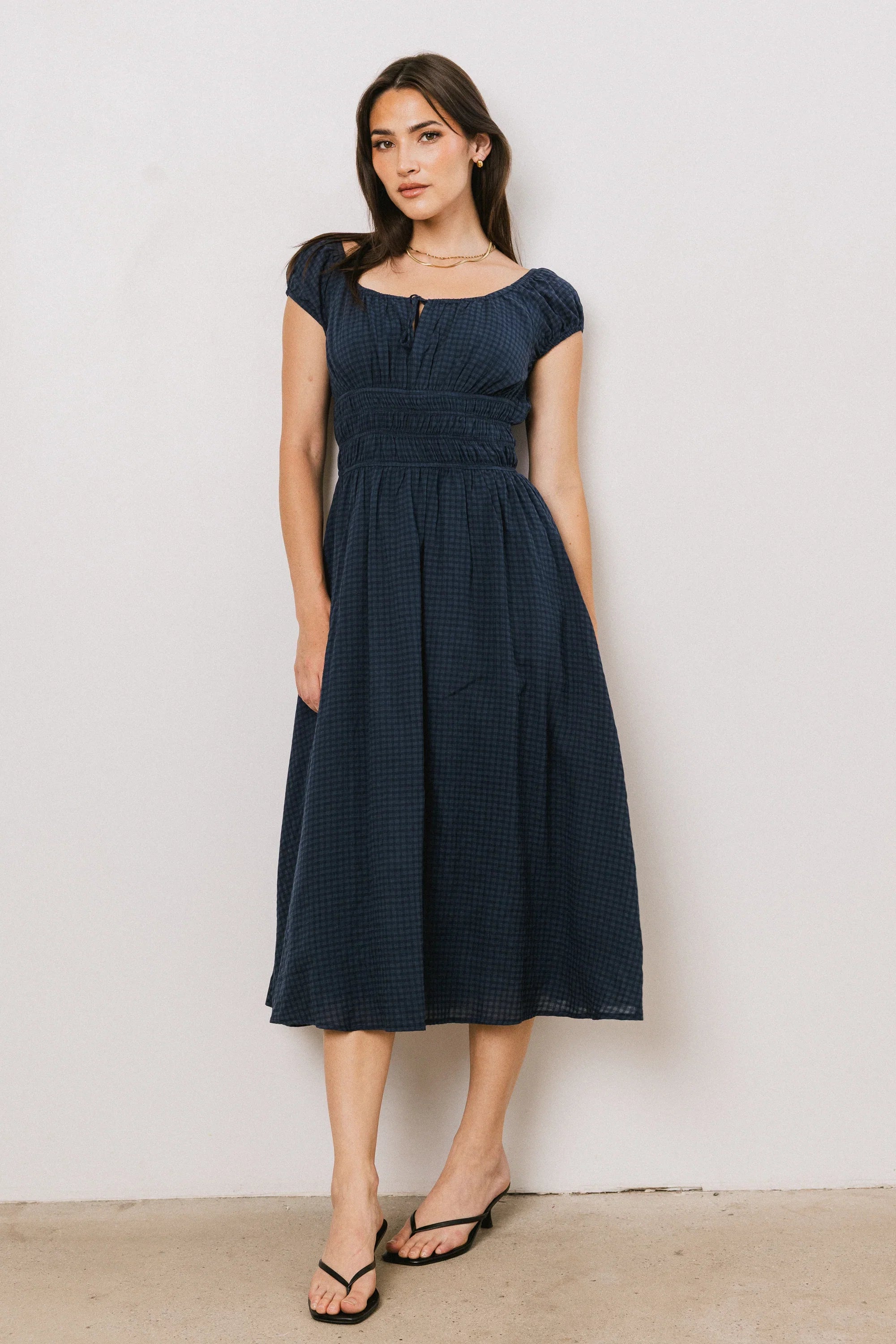 Kimber Plaid Midi Dress FINAL SALE
