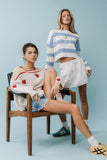 Brandi Embroidered Mini Skirt