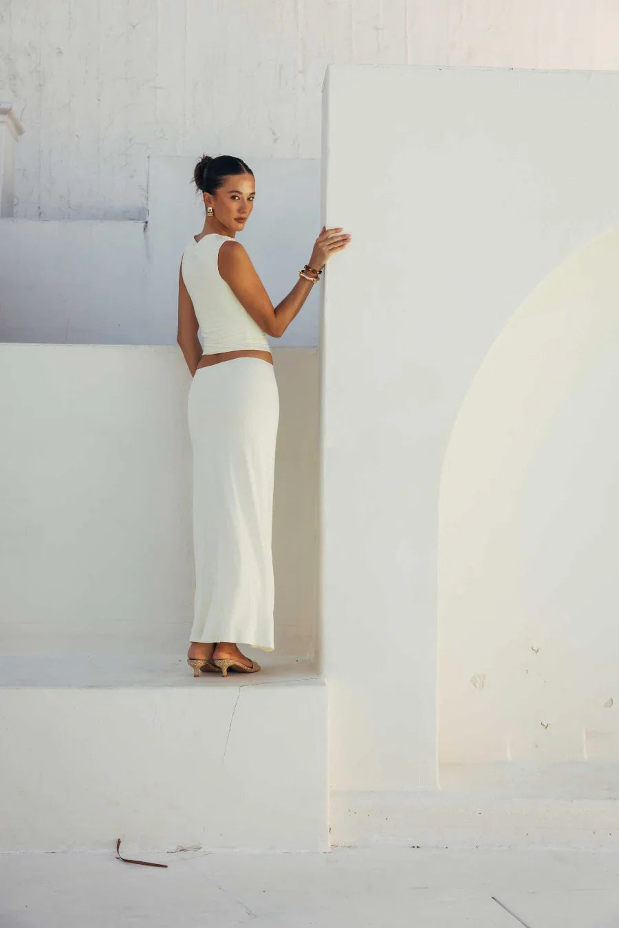 Solana Boat Neck Crop Top