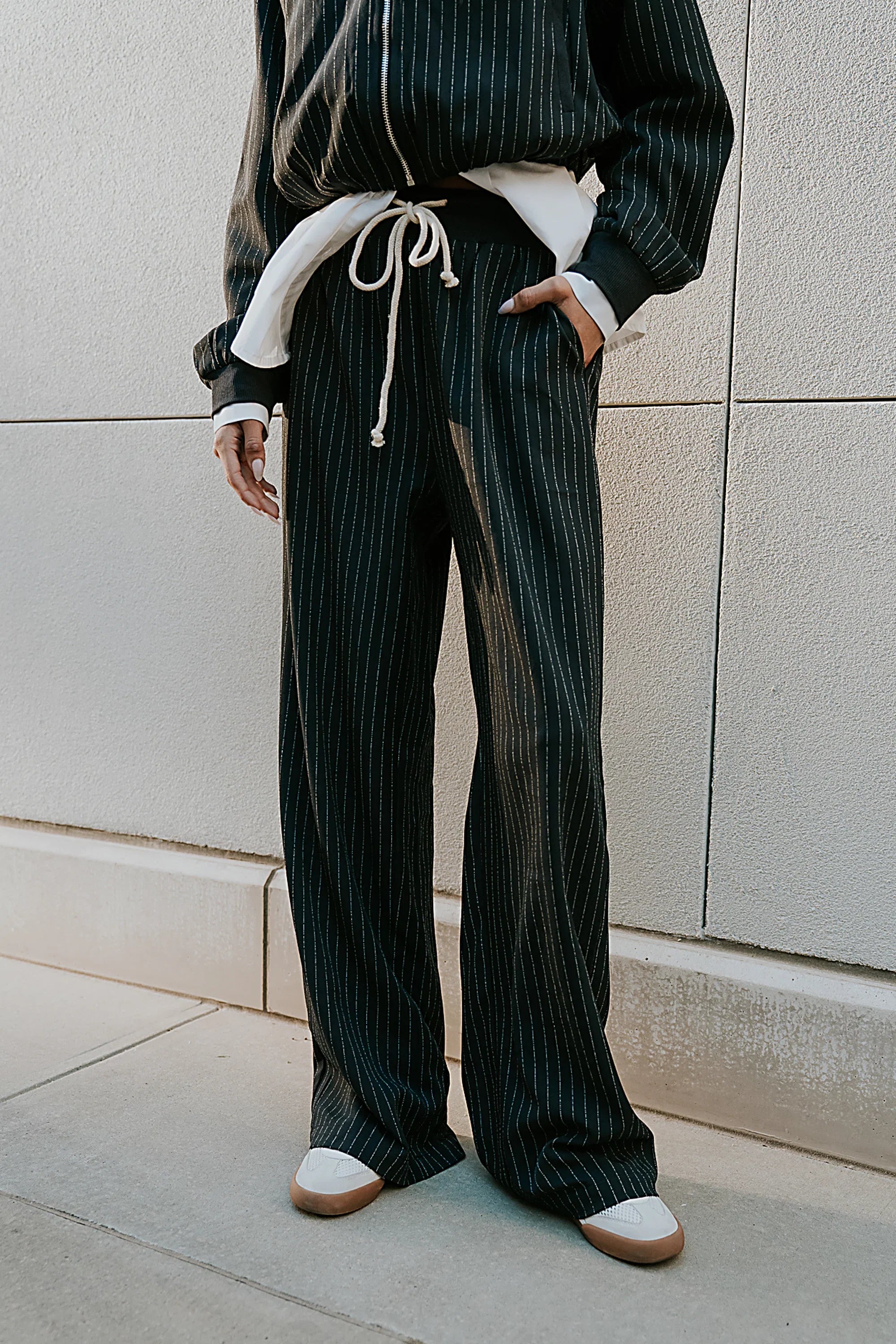 Valeria Striped Straight Leg Pants FINAL SALE