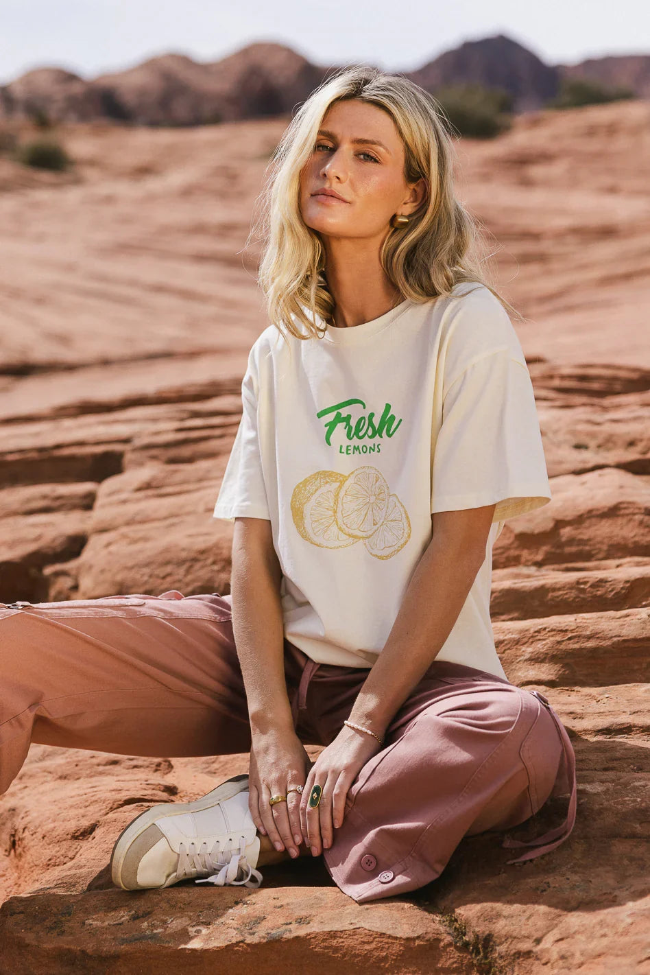 Savannah Cargo Pants in Mauve FINAL SALE