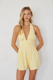 Lulu Halter Backless Romper
