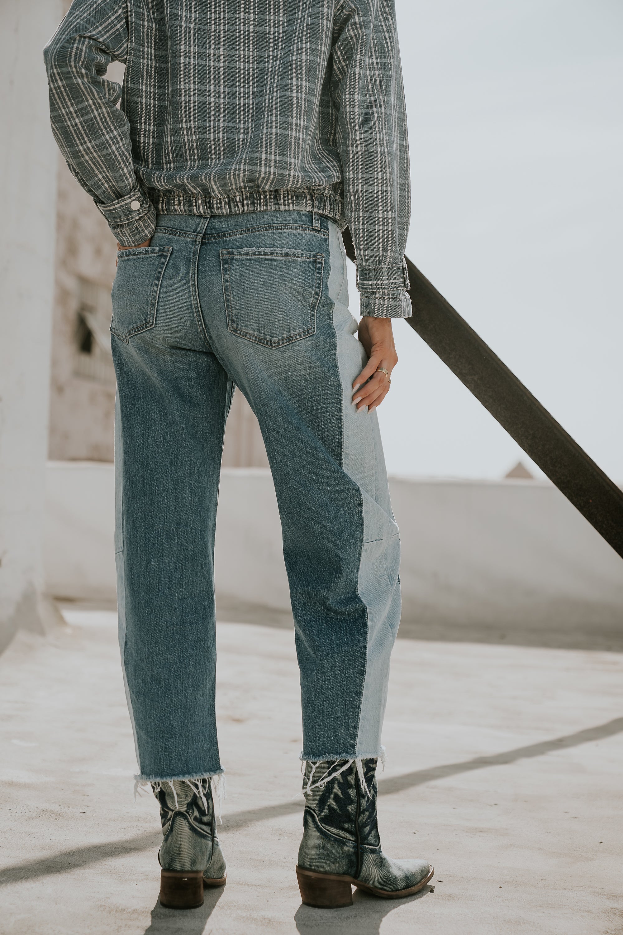 Karrie Two Toned Jeans