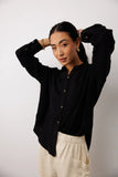 Finley Button Up in Black FINAL SALE