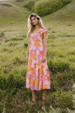 Poppy Tropical Midi Dress FINAL SALE