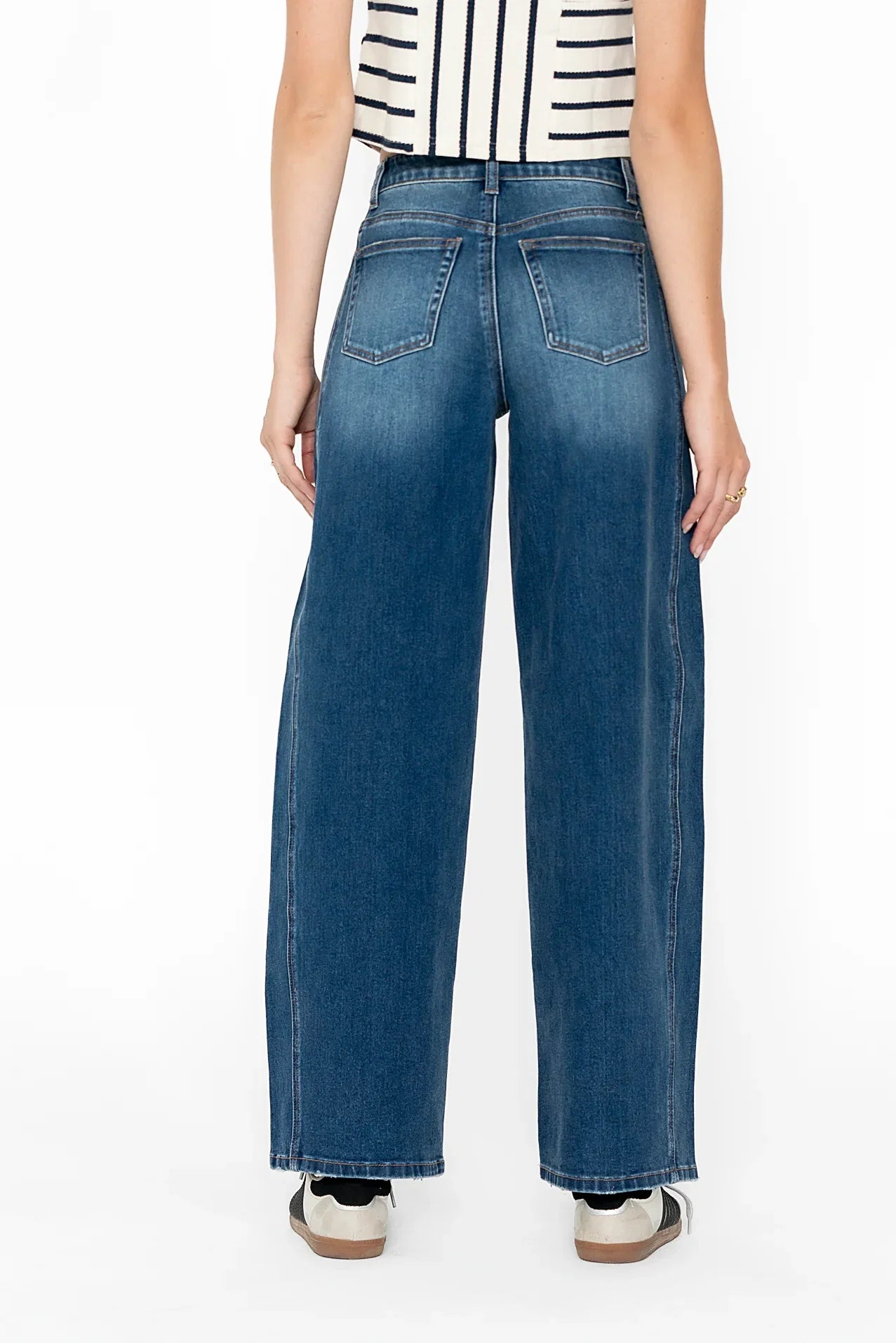 Eden Baggy Jeans in Dark Wash FINAL SALE