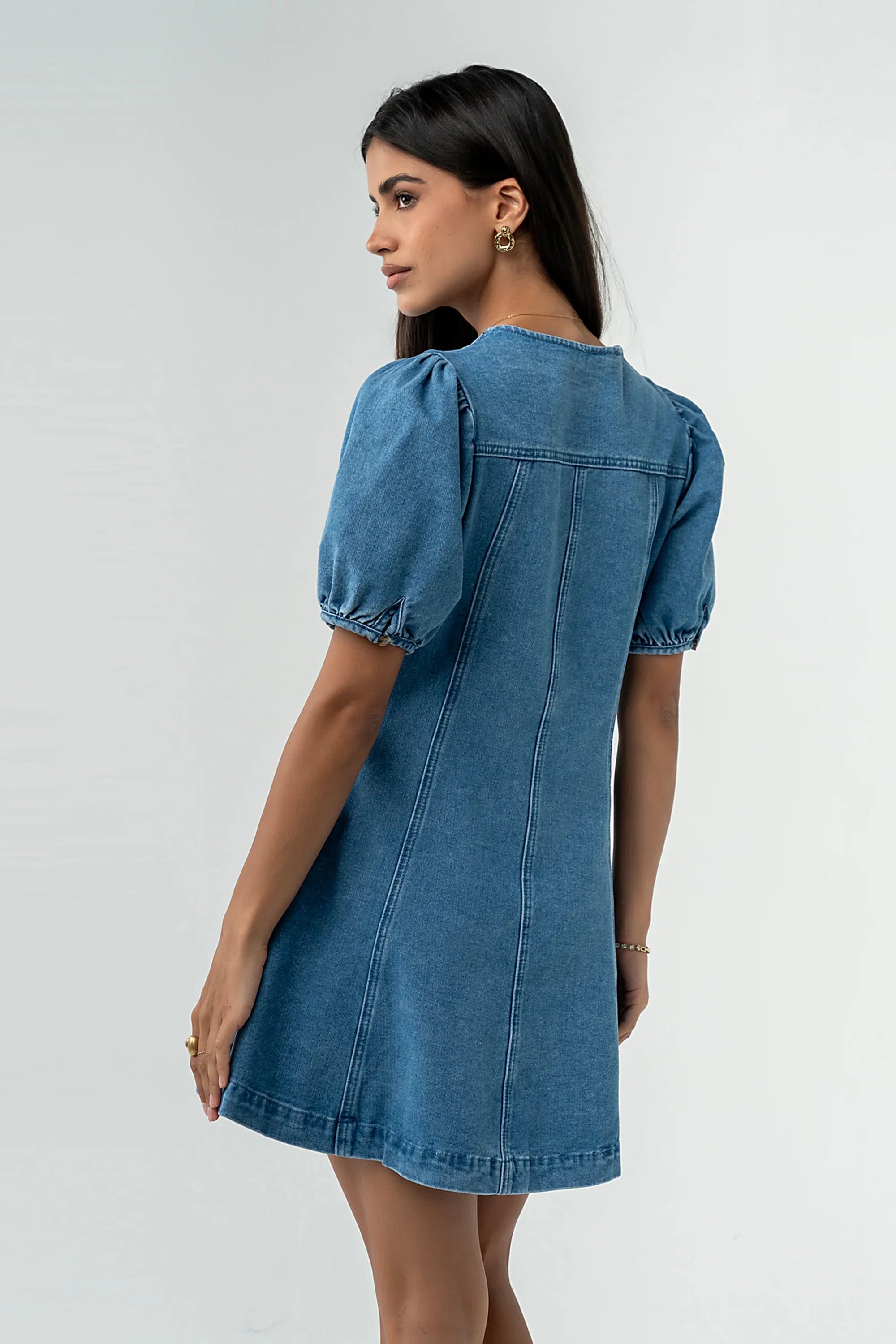 Correy Denim Mini Dress