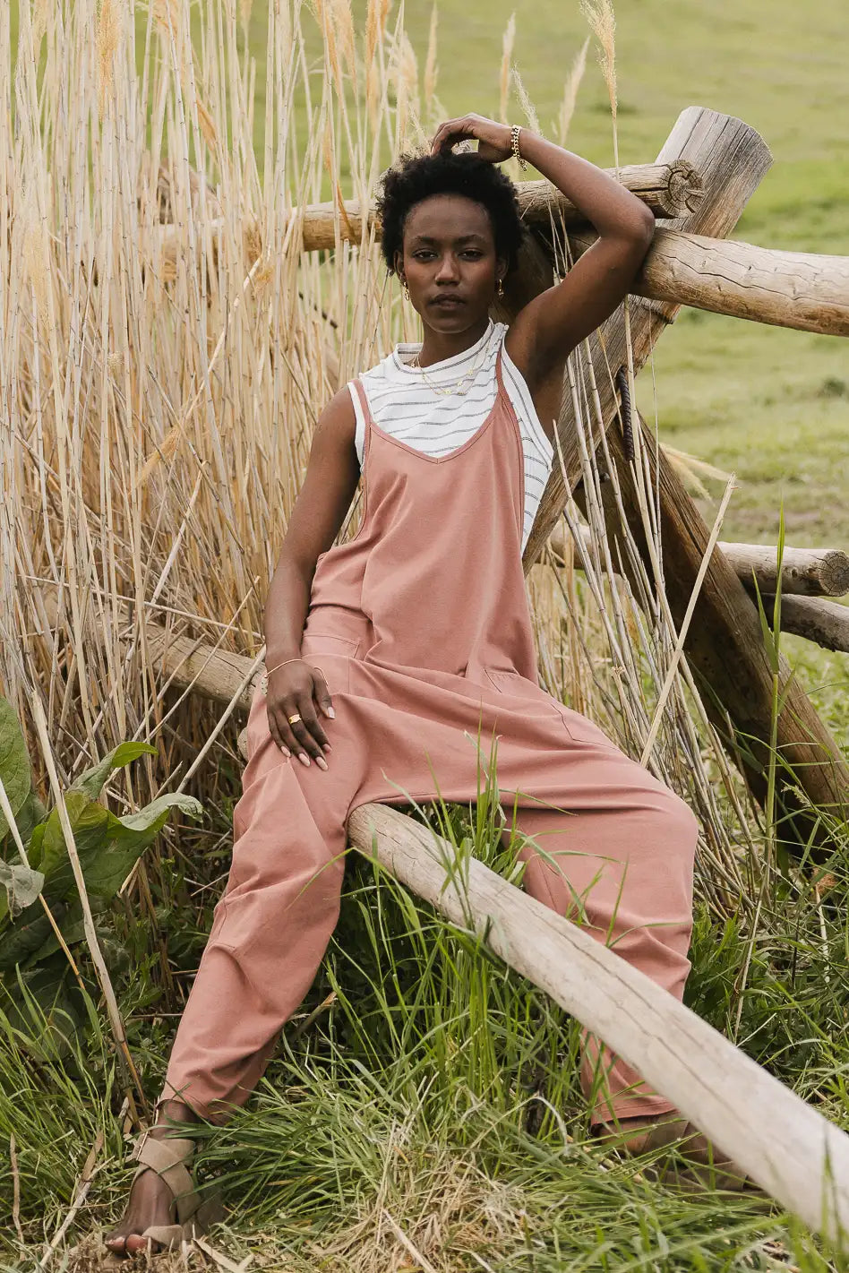 Dont Stop Onesie in Mauve FINAL SALE