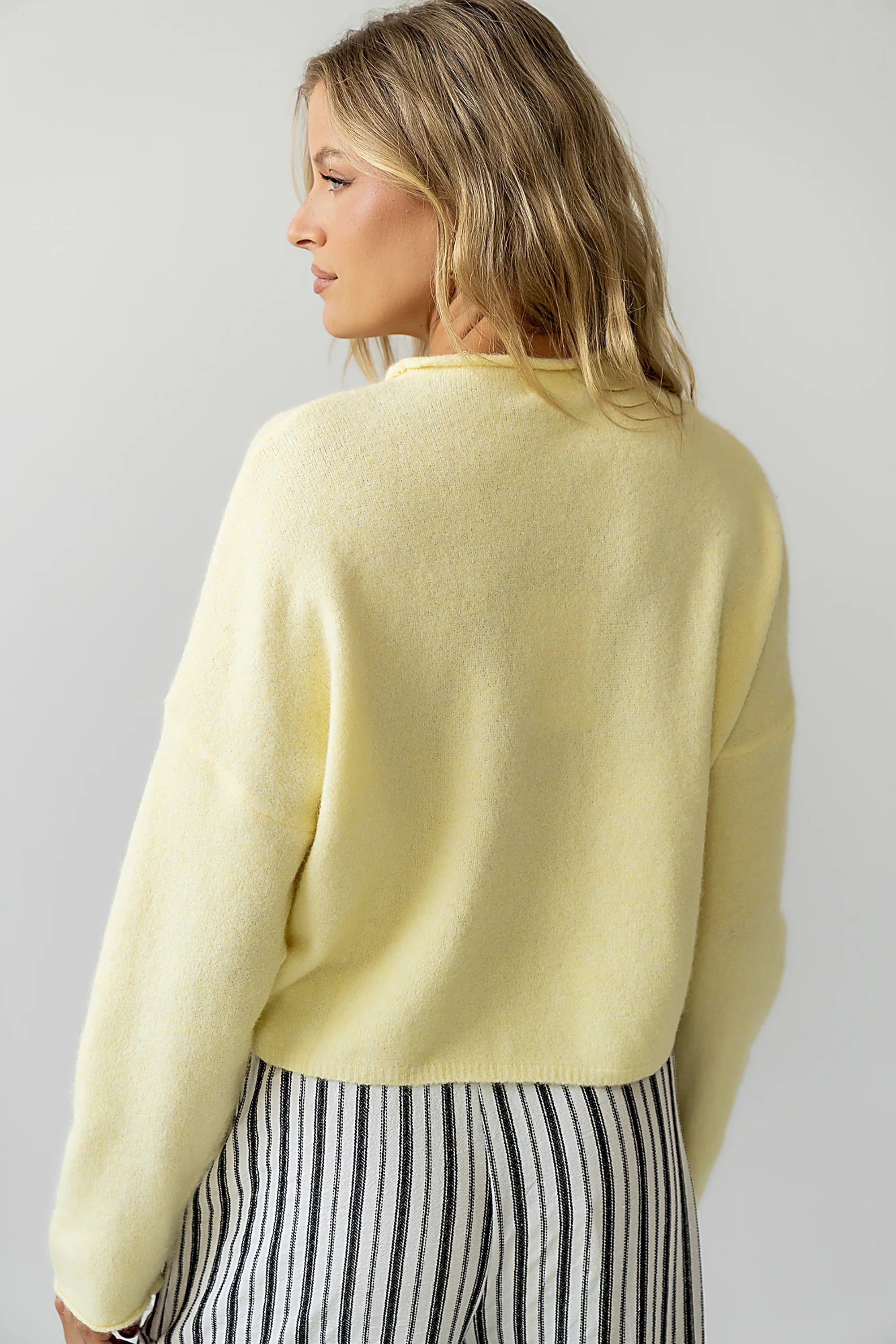 Maci Cardigan in Yellow FINAL SALE