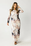 Jamie Watercolor Bodycon Dress FINAL SALE