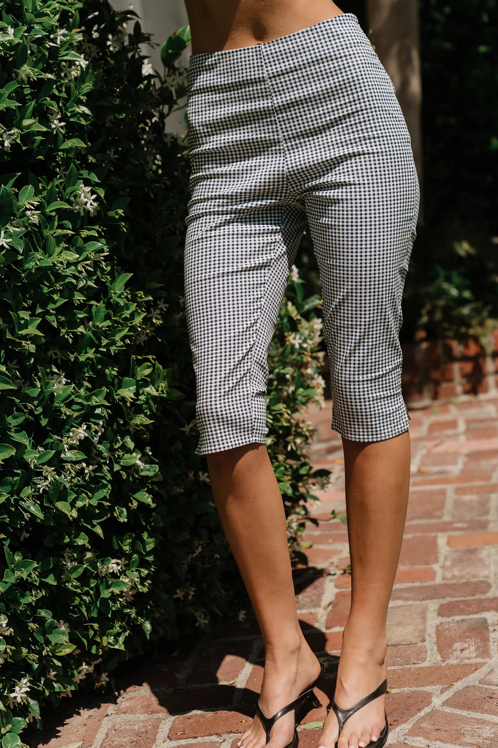 Saylee Gingham Capris