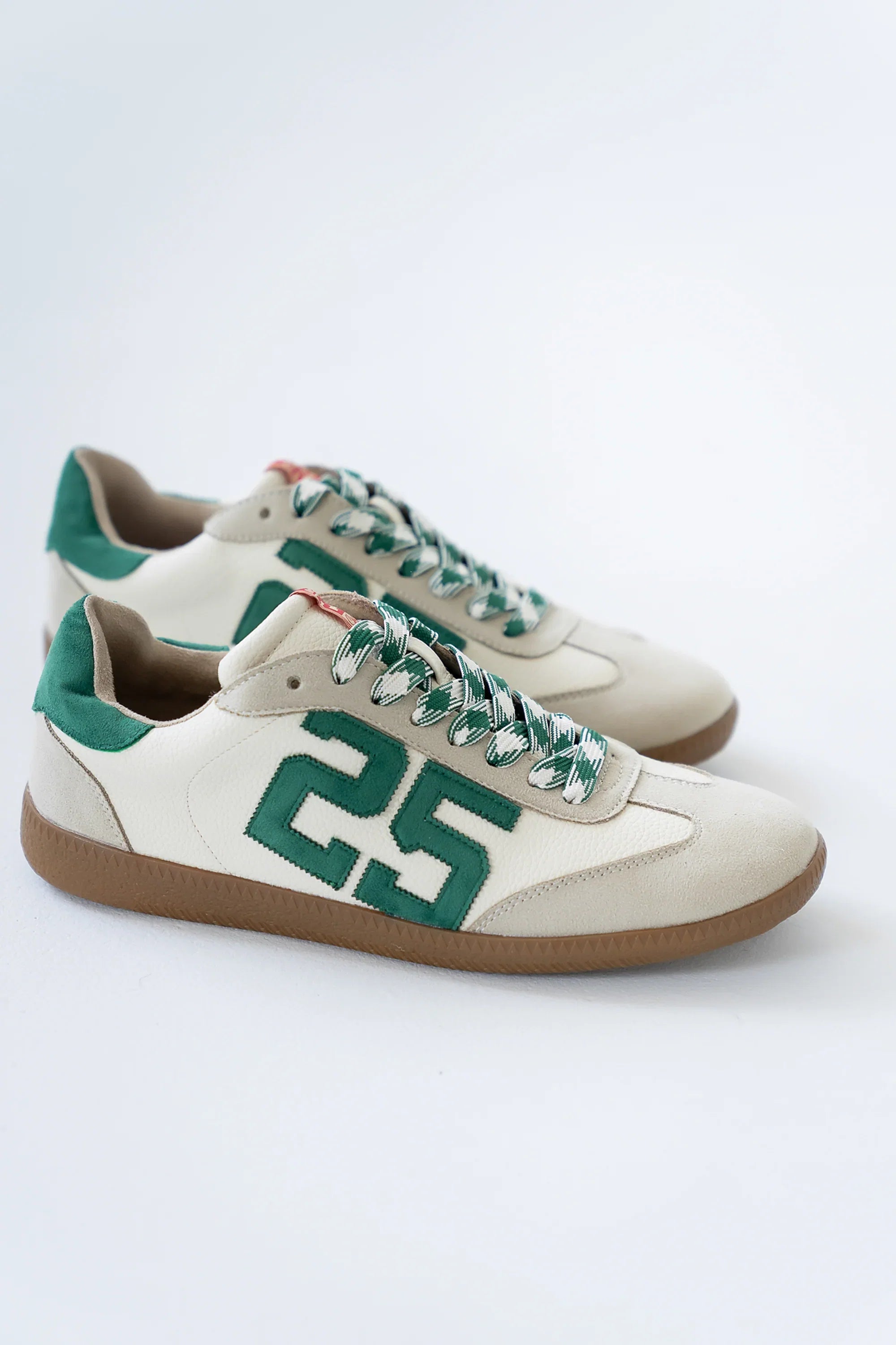 Kelly Retro Sneakers in Green White FINAL SALE