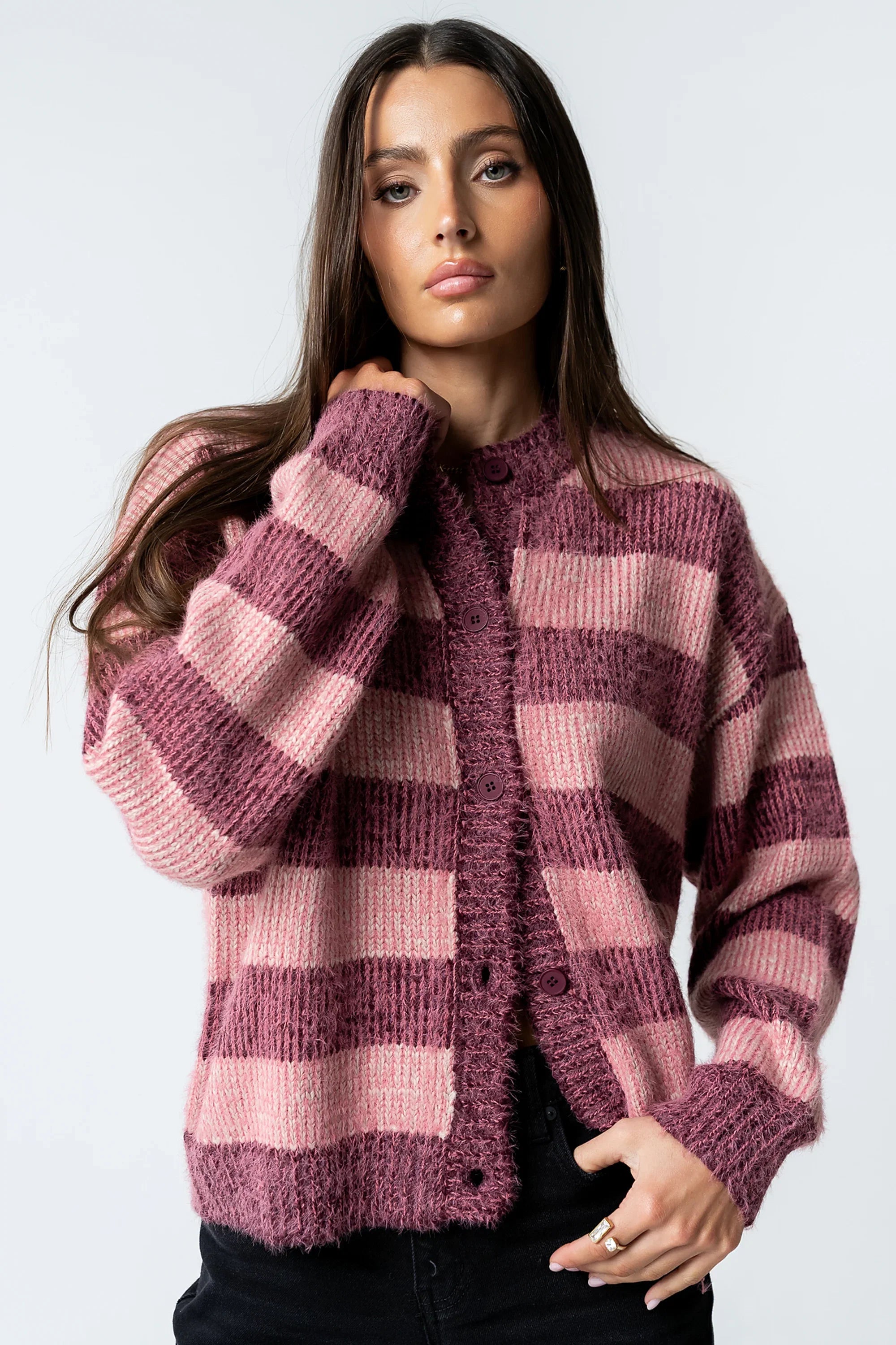 Russel Oversized Sweater in Pink