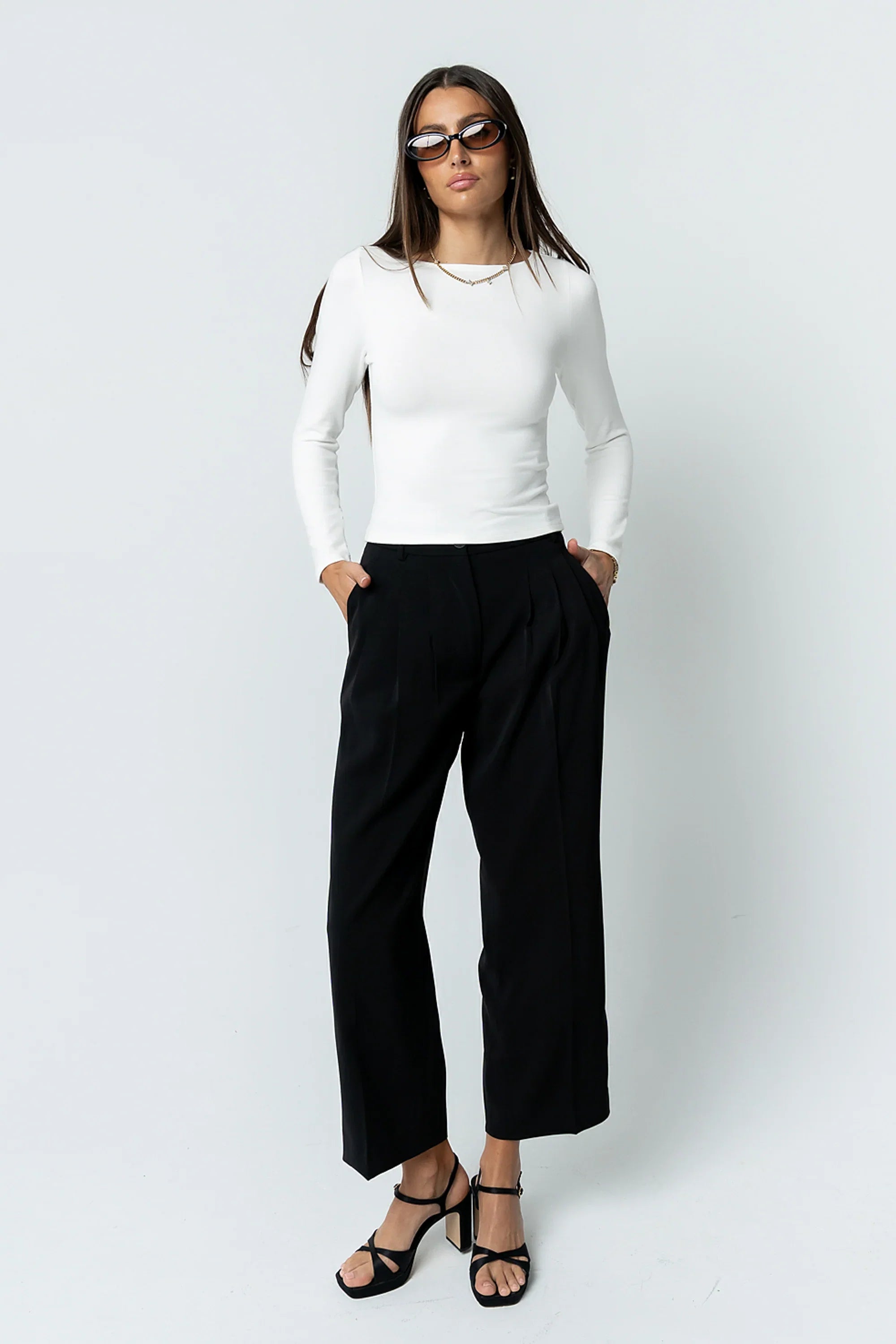 Andrea Pleated Trouser