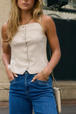 Helaina Button Front Top FINAL SALE