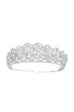 Silver Zirconia Bridal Crown