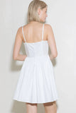 PURE ROMANCE MINI DRESS WHITE