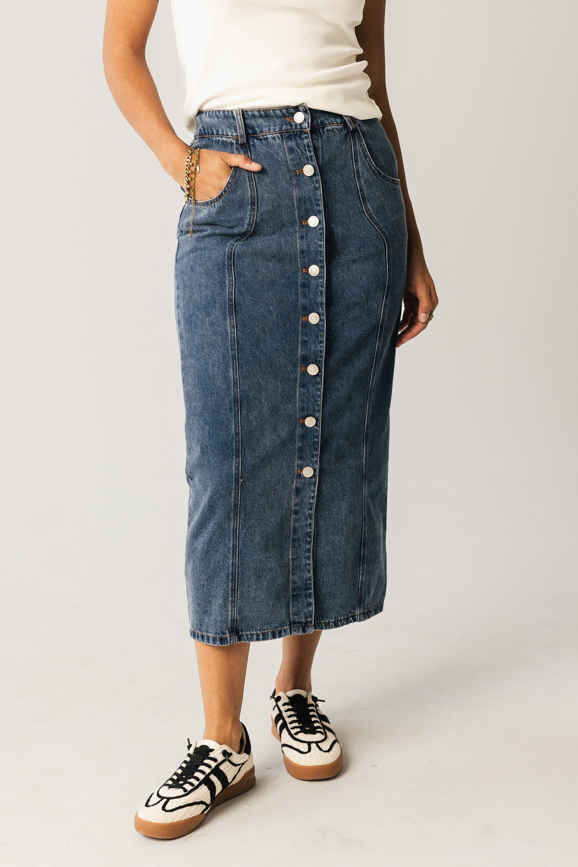 Kylo Denim Maxi Skirt FINAL SALE