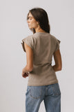 Marco Knit Top in Taupe