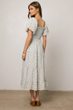Asha Floral Midi Dress FINAL SALE