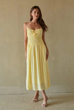 Roxana Smocked Midi Dress