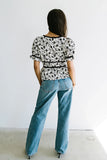 Tallie Floral Blouse in Cream FINAL SALE