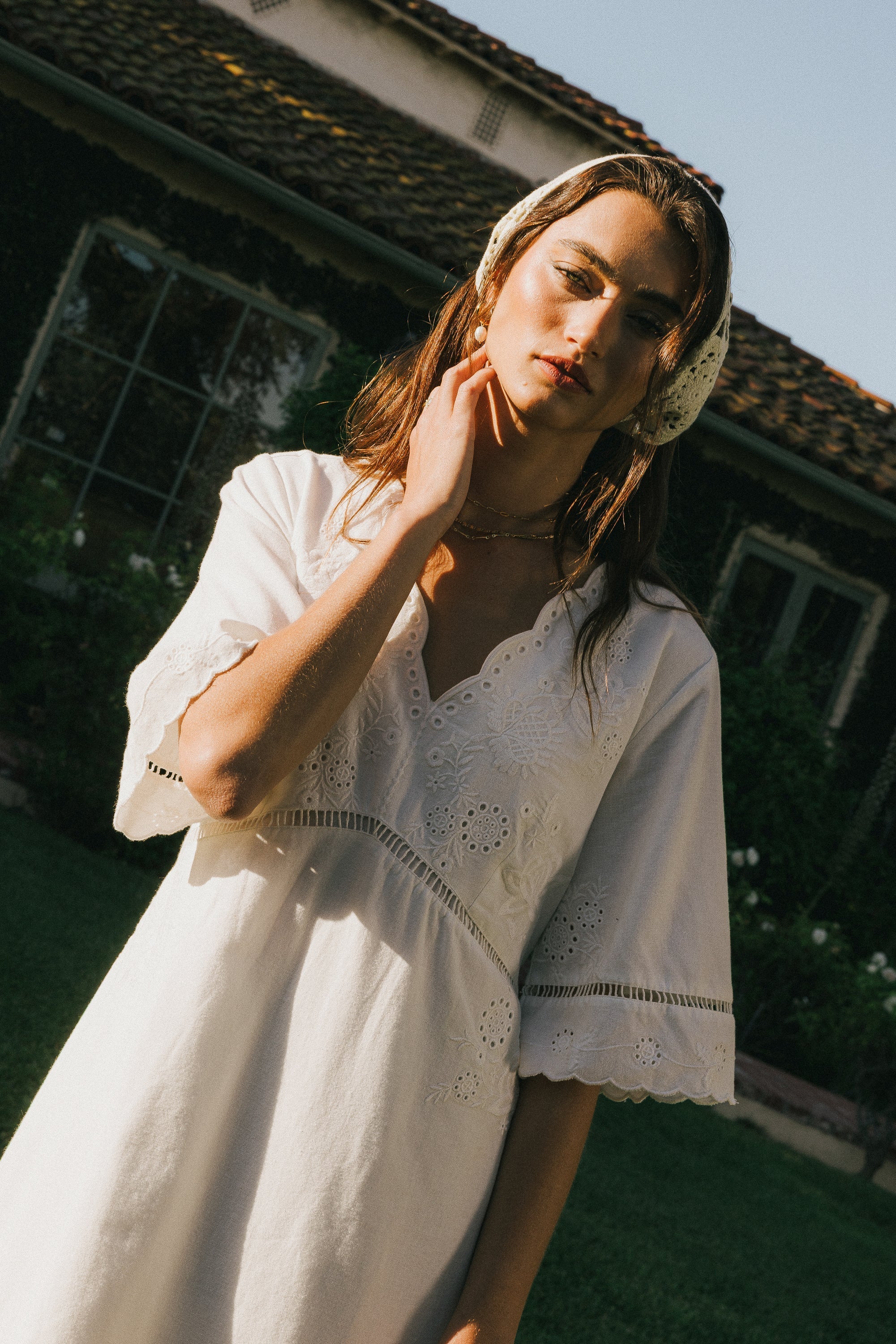 Paulina Embroidered Maxi Dress FINAL SALE