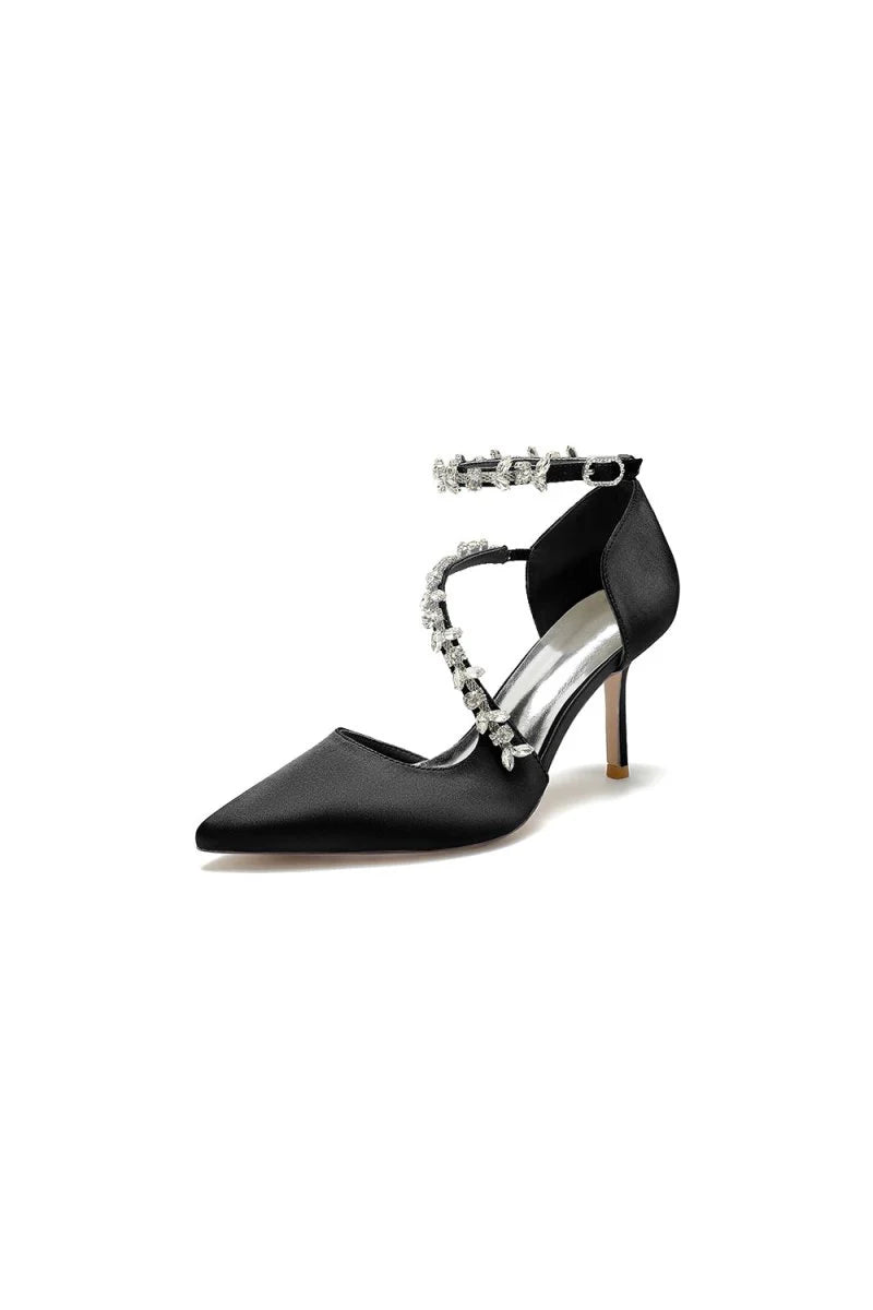 Pointed Toe Slingback Strap High Heel