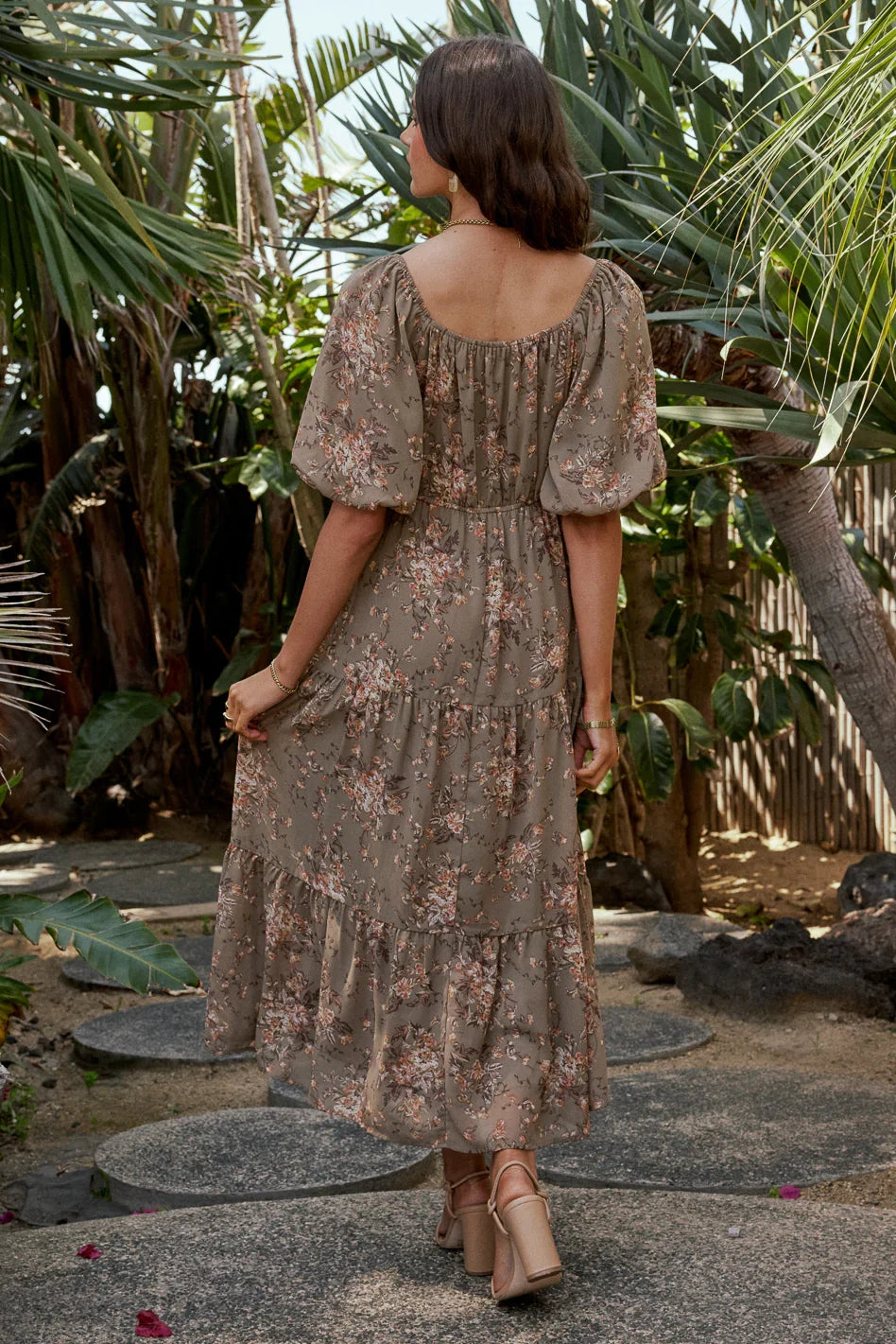 Maribel Dress in Olive FINAL SALE