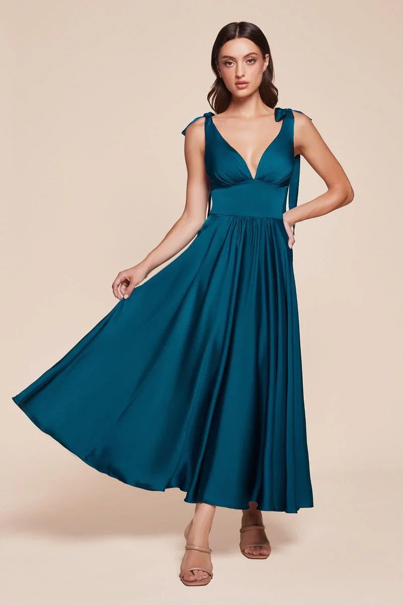 Size 10 MAGGIE MIDI DRESS TEA LENGTH A LINE DRESS FRENCH NAVY FINAL SALE